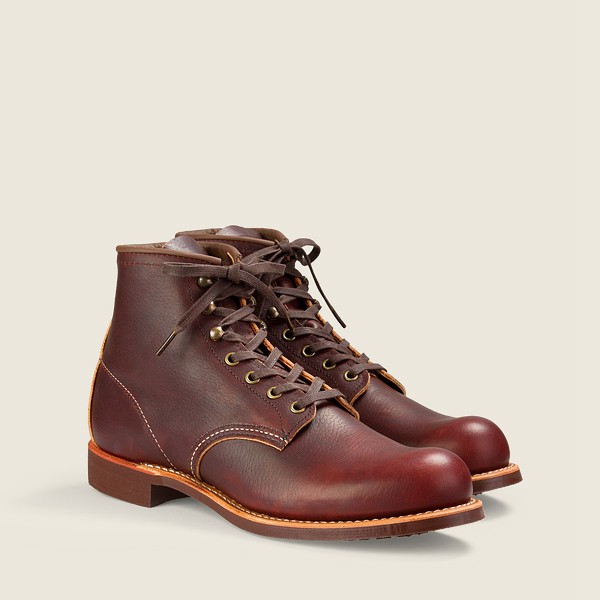 Red Wing Heritage Boots Blacksmith - 6-Inch Oil-Slick Læder - Mørke Brune - Herre 0357-HXWOR